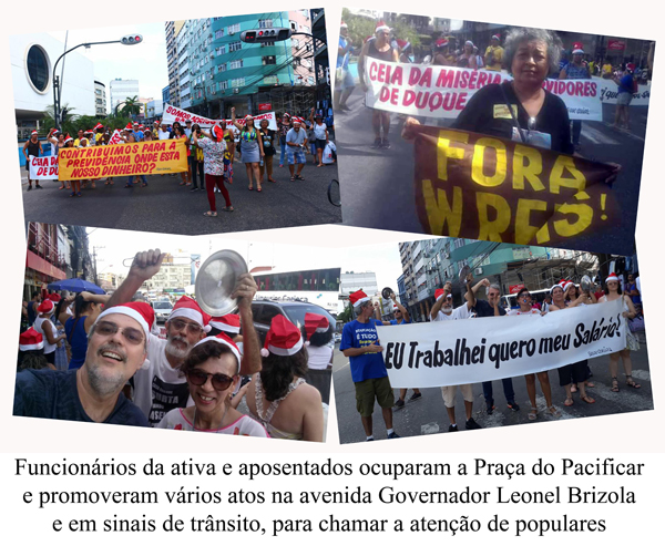 Servidores de Duque de Caxias Reprodução do Facebook