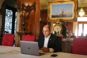 Estado firma parceria com Rede D Videoconferencia Rede Dor 2 Philippe Lima RJ