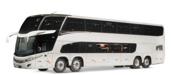 Marcopolo fechará sua fábrica em Duque de Caxias Paradiso New G7 1800DD Reprodução Site Marcopolo