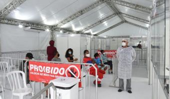 Maricá abre polo de atendimento a pacientes suspeitos Anselmo Mourão