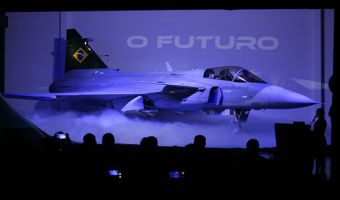 Novo caça Gripen F 39E Fabio Rodrigues Pozzebom Agencia Brasil