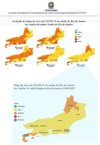 Novo mapa de risco para Covid indica Reprodução Nota Técnica