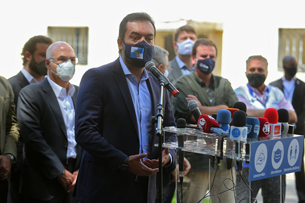 Governador em exercício anuncia novas medidas para conter o avanço da Covid-19 no Estado do Rio