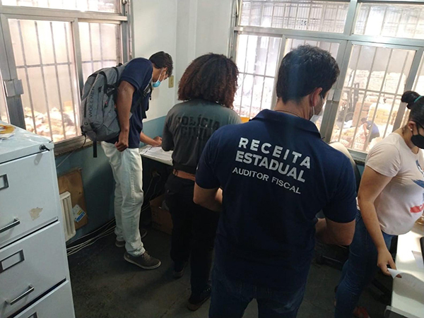 Receita Estadual e Polícia Civil realizam operação conjunta