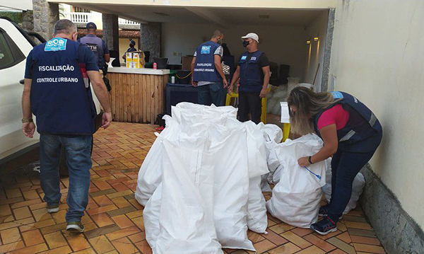 Fiscalização impede festa para 500 pessoas no Rio