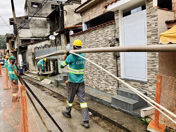 Foto: Banco de Imagens Águas do Rio realiza obras para melhorias na rede de distribuição de água em Magé