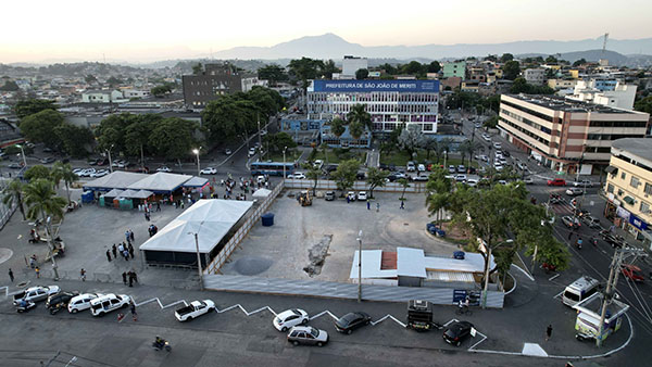 Governador do Rio lança obras de infraestrutura em São João de Meriti
