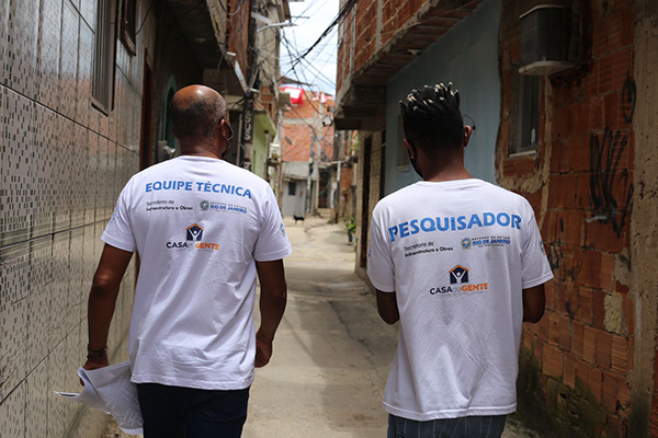 Mais de 70% dos domicílios visitados pelo projeto na Régua na Zona Norte são chefiados por mulheres