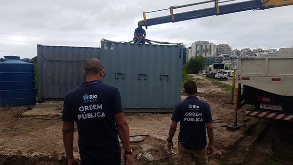 SEOP e GAECO realizam demolição de construção irregular no Recreio