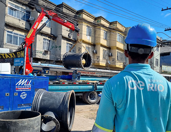 Novo sistema de bombeamento começa a funcionar em Duque de Caxias