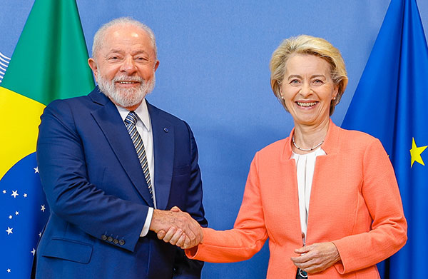 Acordo entre UE e Mercosul pode sair em 2023, diz presidente Lula