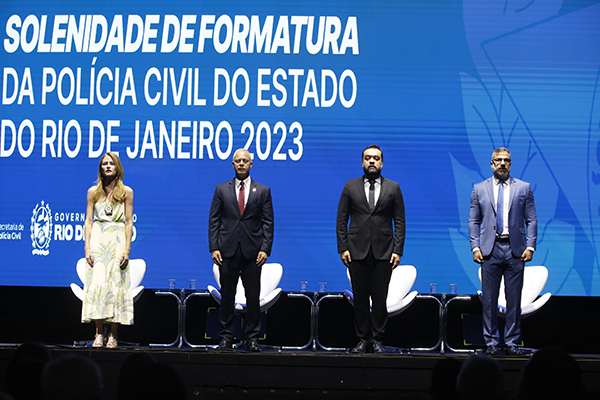 Foto: Banco de Imagens Cláudio Castro participa da formatura de 844 novos policiais civis