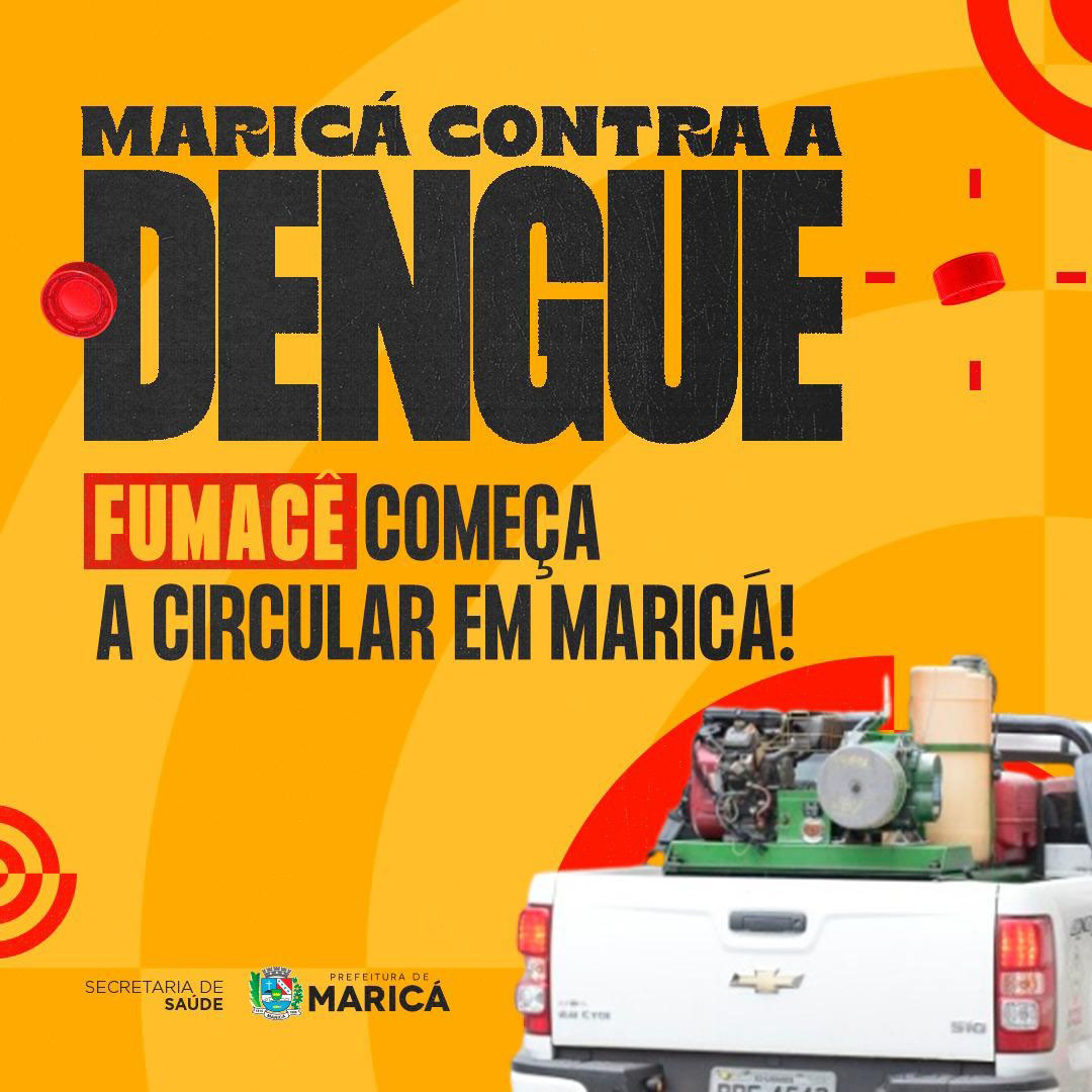 Maricá inicia o uso do fumacê em áreas estratégicas para combater a dengue