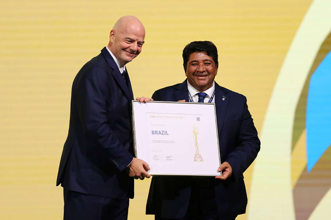 Brasil vai sediar Copa do Mundo Feminina de futebol em 2027