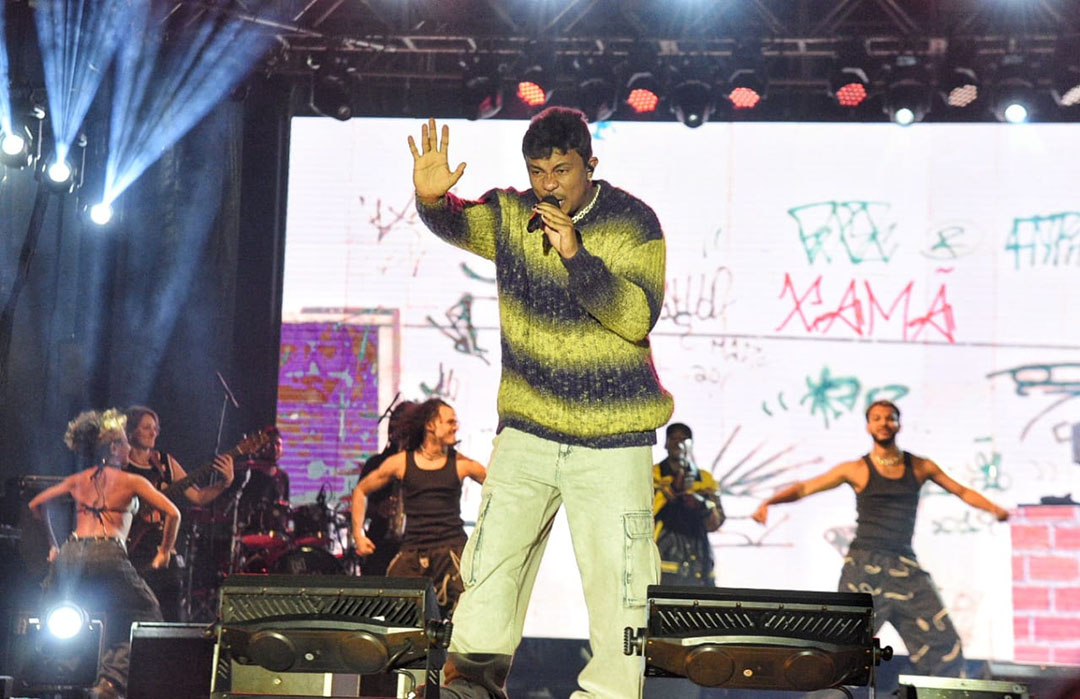 Foto: Elsson Campos/Maricá Xamã e L7NNON são as atrações da 2ª Bienal da UMES em Maricá
