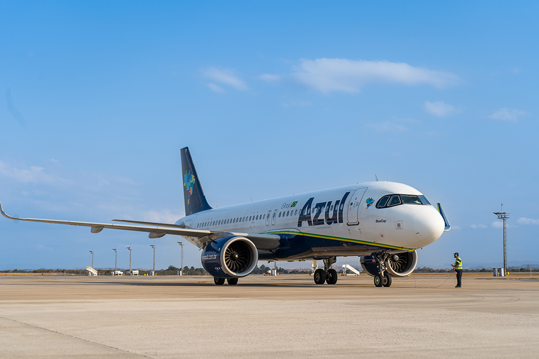 Foto: Divulgação/Azul Azul é eleita a 3ª companhia aérea mais pontual do mundo, no mês de junho