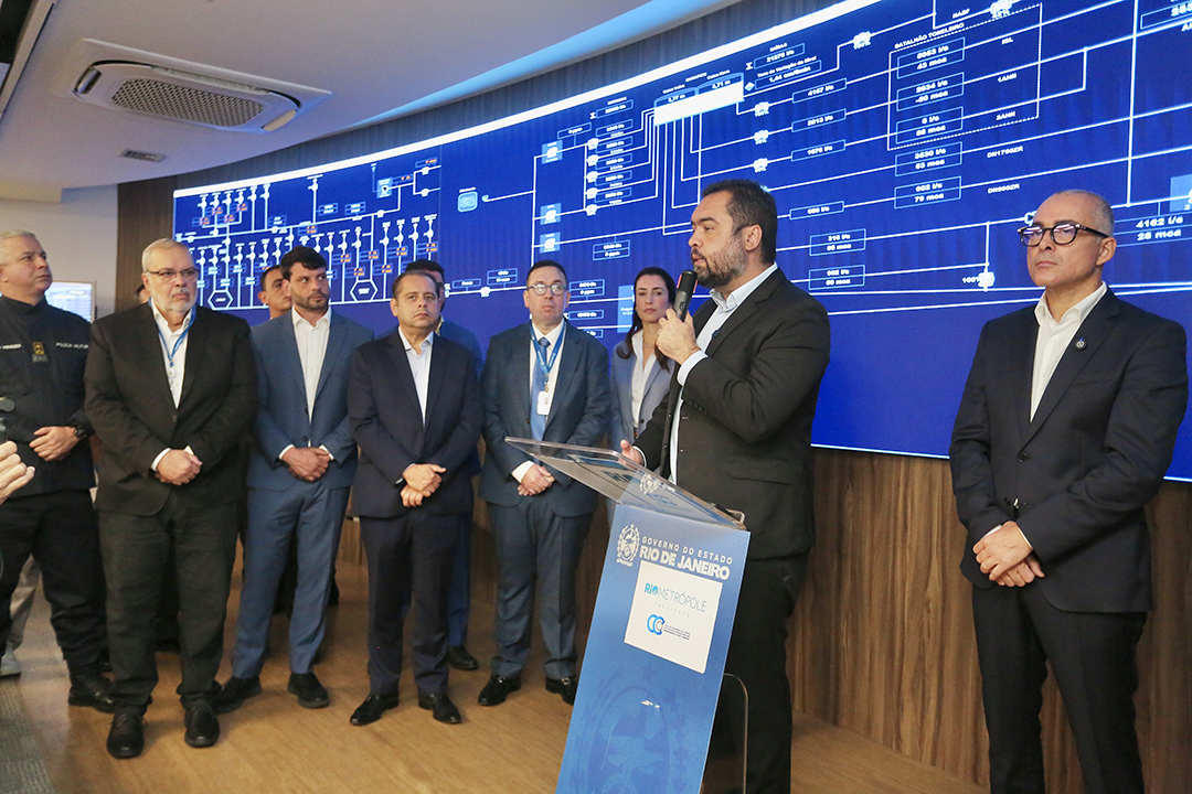 Foto: Eliane Carvalho/GOVRJ Governador inaugura sala de comando do CCO do Instituto Rio Metrópole