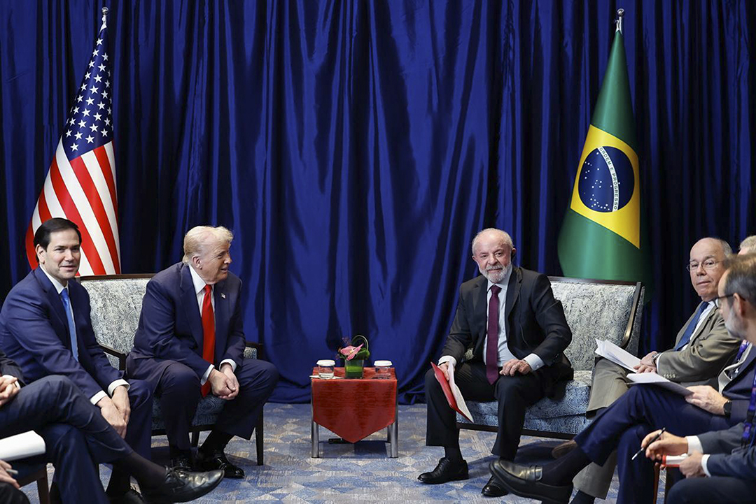 Foto: Ricardo Stuckert/PR Lula se reúne com Trump na Malásia e discute relações entre Brasil-EUA