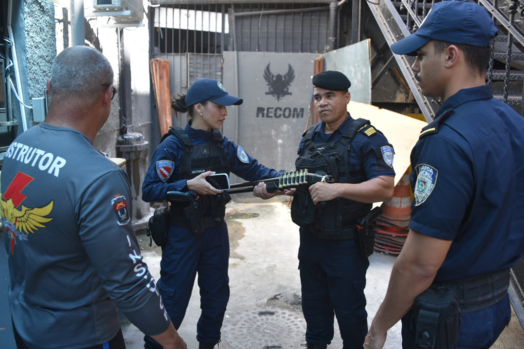 Foto: Katito Carvalho/Maricá Guarda Municipal de Maricá participa de treinamento com a Polícia Militar