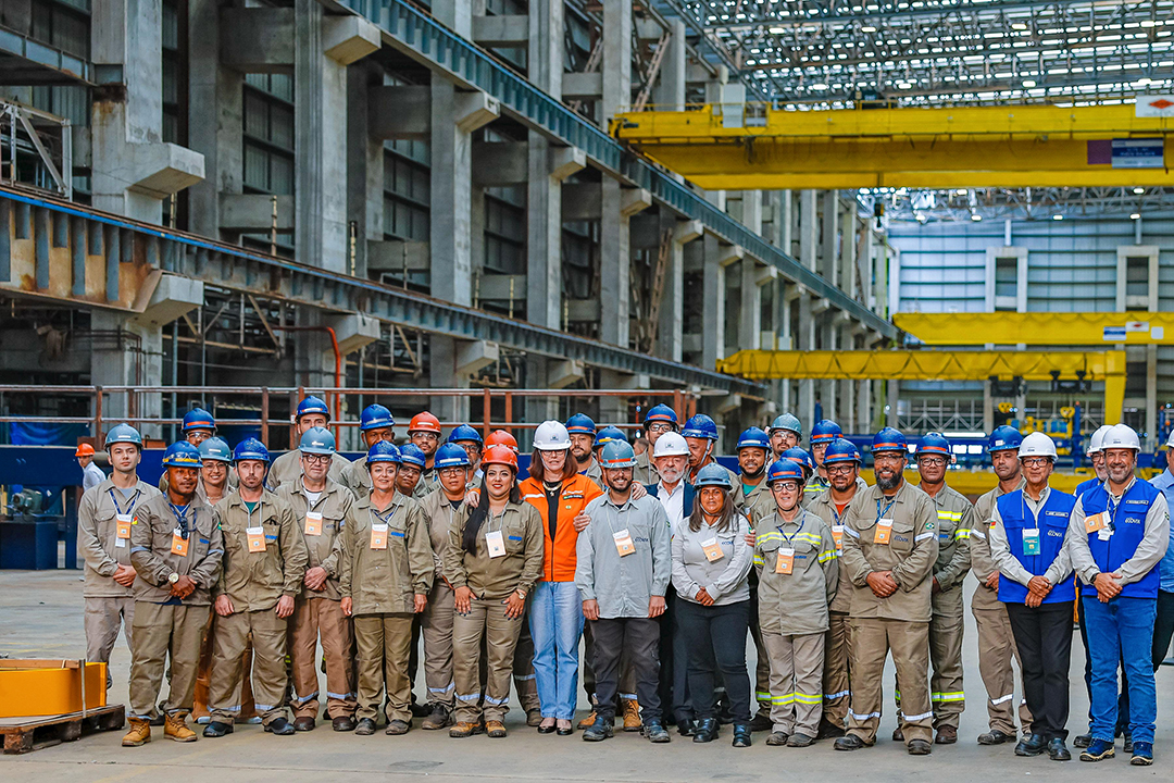 Foto: Ricardo Stuckert/PR Petrobras assina contrato bilionário para fabricar navios no RS