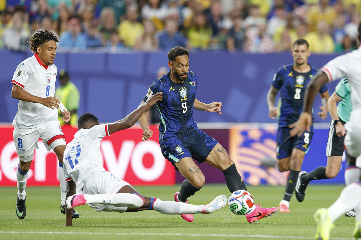 Com brilho de Matheus Cunha, Brasil vence Haiti por 3 a 0 e lidera o Grupo C na Copa do Mundo