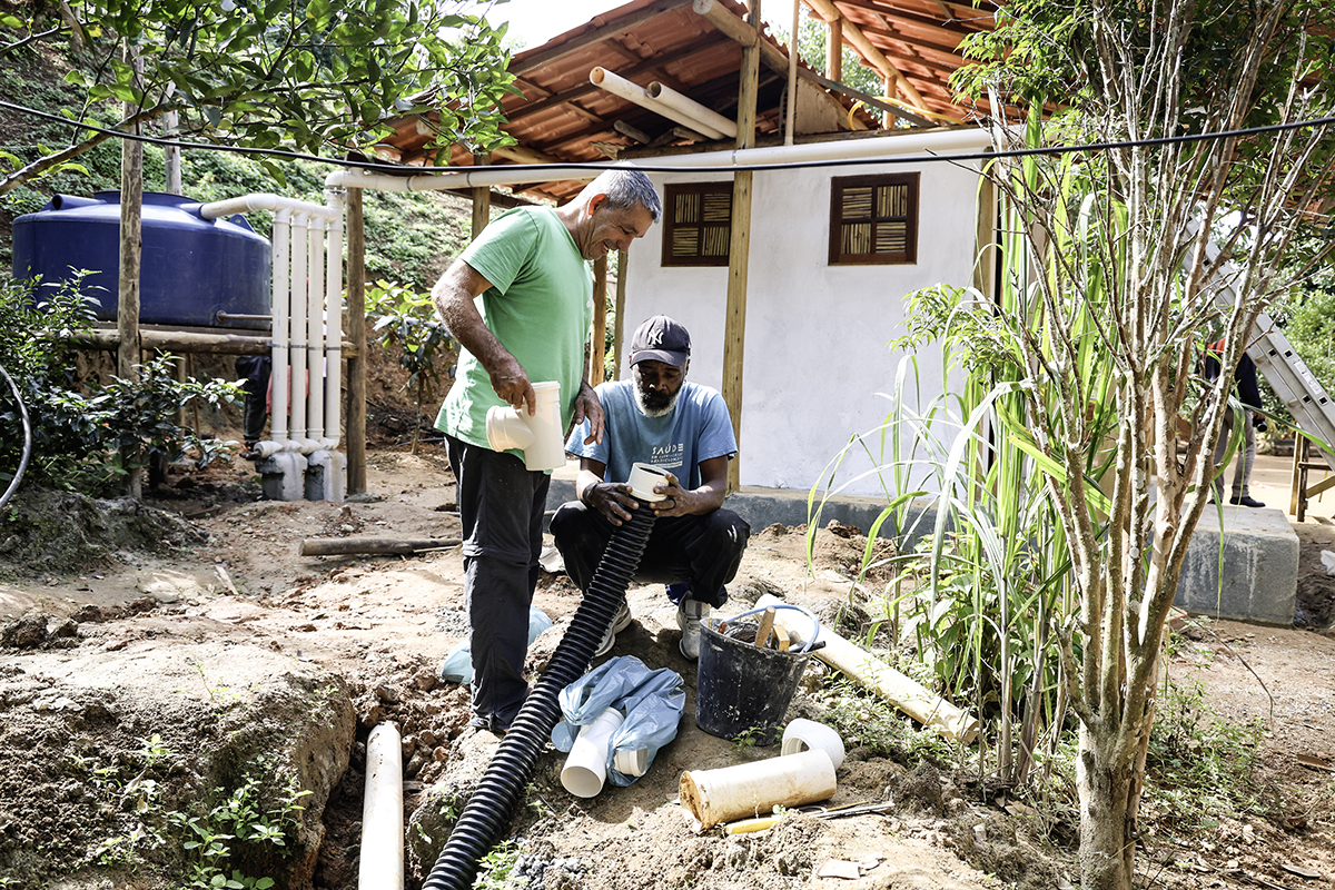 Foto: Divulgação/GOVRJ Maior aldeia indígena do Rio de Janeiro recebe projeto inédito de saneamento ecológico