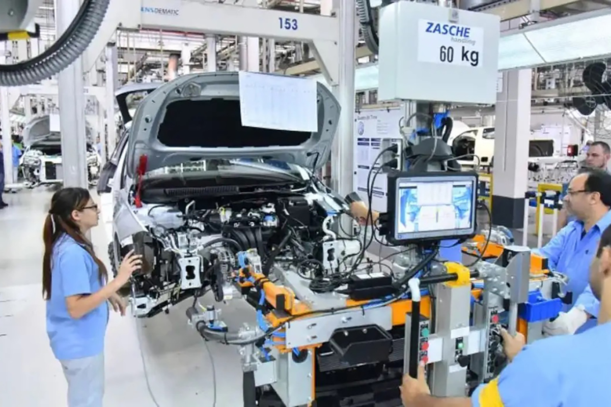 Foto: Divulgação/Volkswagen Produção de automóveis acumula alta de 7,1% em relação a 2025